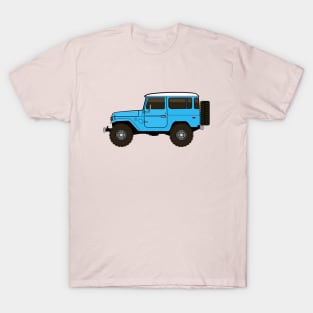 fj40 Land Cruiser blue T-Shirt